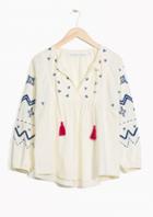 Other Stories Toms Embroidered Blouse