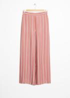 Other Stories Wide Striped Trouser - Pink