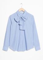 Other Stories Tie Shirt - Blue