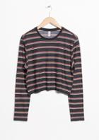 Other Stories Cropped Long Sleeve Shirt