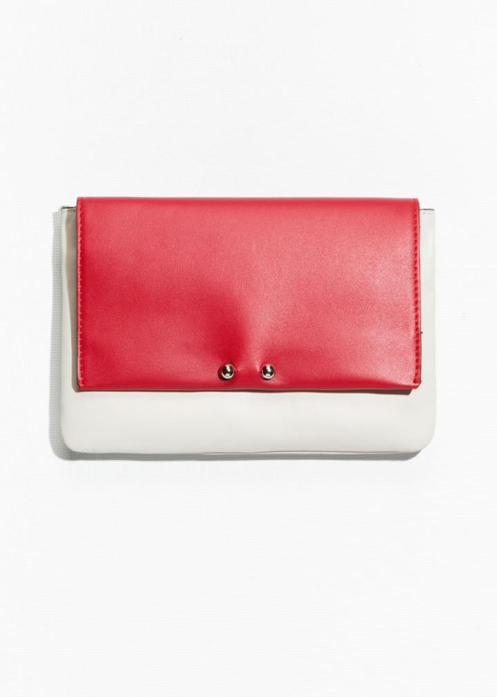 Other Stories Pierced Pouch - Red