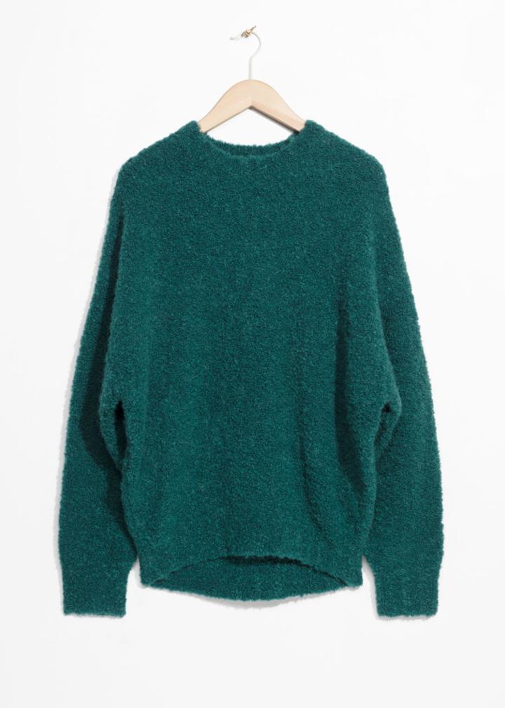 Other Stories Alpaca Blend Jumper - Green