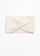 Other Stories Twist Headband In Mohair Blend - White