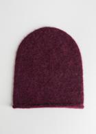 Other Stories Slouchy Wool Blend Beanie - Red