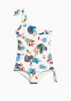 Other Stories One Shoulder Knot Swimsuit