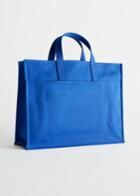 Other Stories Canvas Tote Bag - Blue