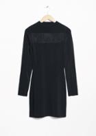 Other Stories Semi-sheer Knit Dress
