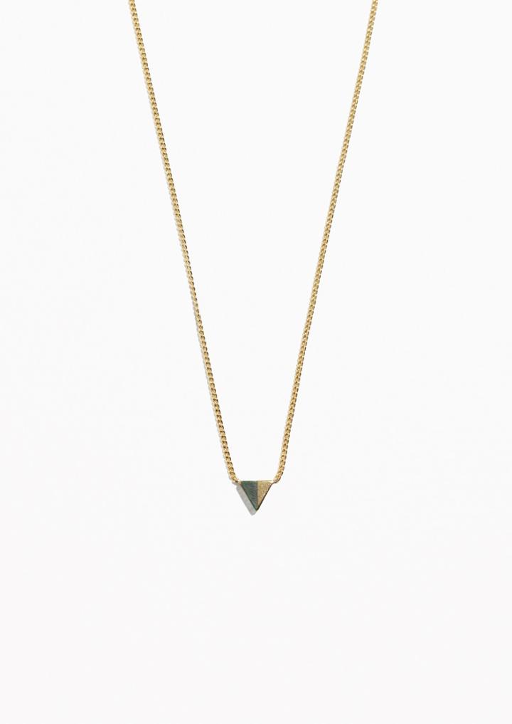 Other Stories Triangle Charm Necklace