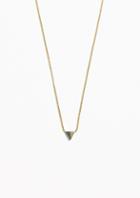 Other Stories Triangle Charm Necklace