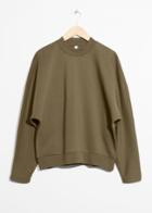 Other Stories Oversized Sleeve Sweater - Green