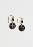 Other Stories Hanging Pendant Earrings - Black