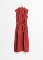 Other Stories Sleeveless Belted Dress - Red