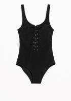 Other Stories Lace-up Swimsuit
