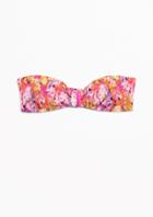 Other Stories Floral Print Bandeau Top