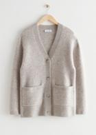 Other Stories Relaxed Knit Cardigan - Brown