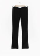 Other Stories Flared Wool Blend Trousers