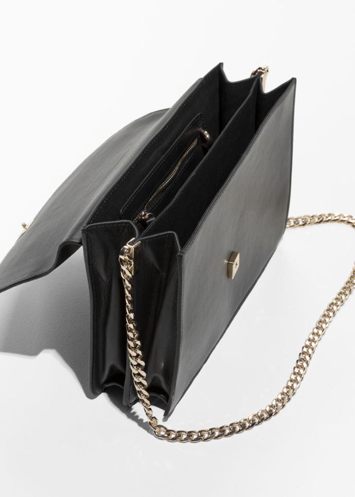 Other Stories Chain Shoulder Bag - Black