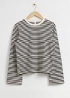 Other Stories Relaxed Organic Cotton Jersey Top - White