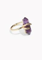 Other Stories Amethyst Claw Ring