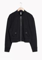 Other Stories Boxy Bomber Sweater