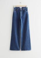 Other Stories Treasure Cut Jeans - Blue