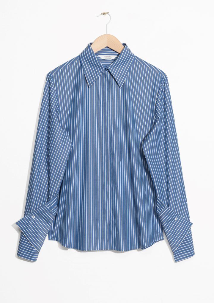 Other Stories Origami Cuff Buttondown