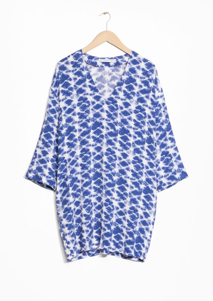 Other Stories Tie-dye Print Dress