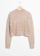 Other Stories Fuzzy Sweater - Gold