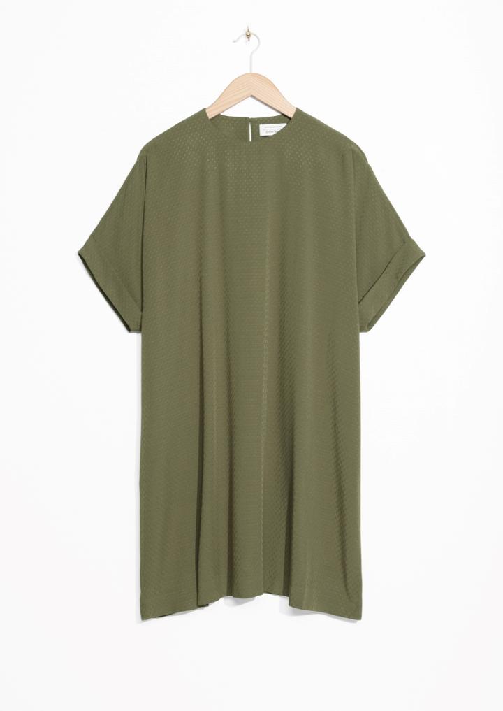 Other Stories Textured Oversize Dress