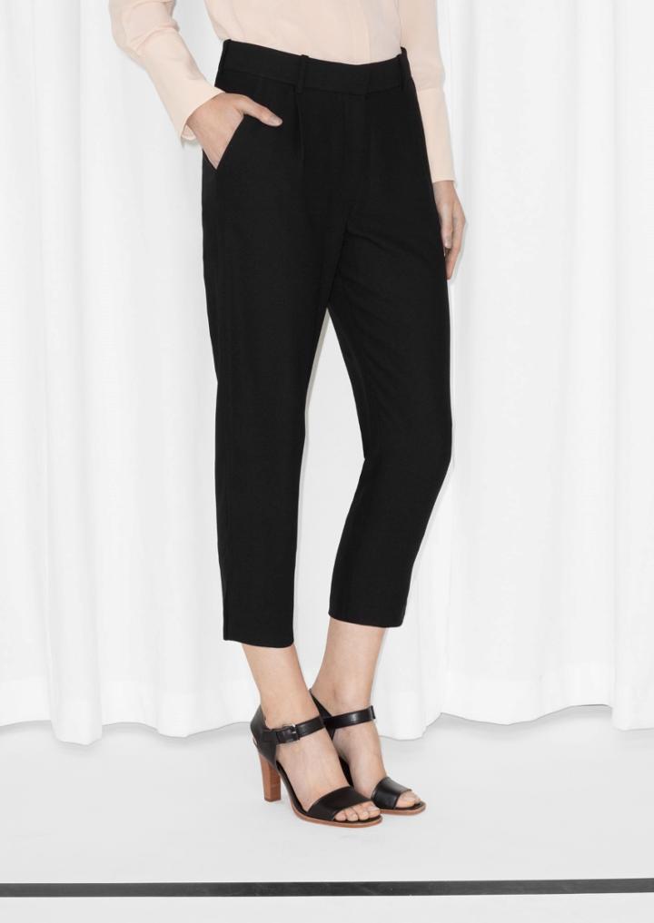 Other Stories Tailored Cropped Trousers
