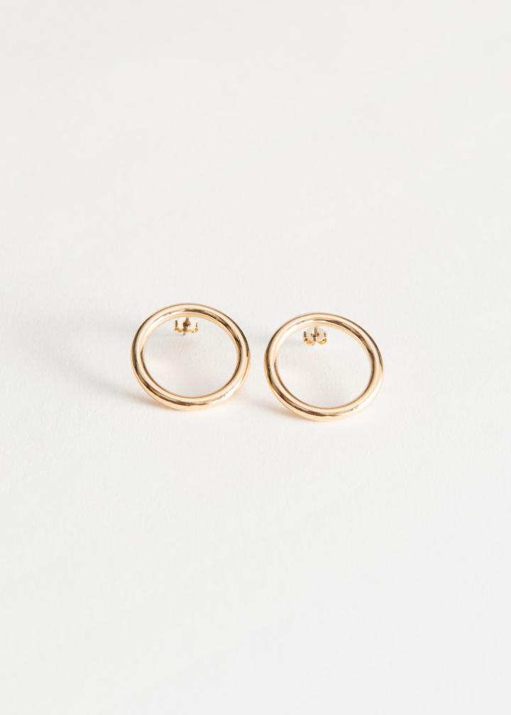 Other Stories Circle Earrings - Gold
