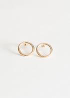 Other Stories Circle Earrings - Gold