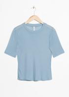 Other Stories Cropped Tee - Blue