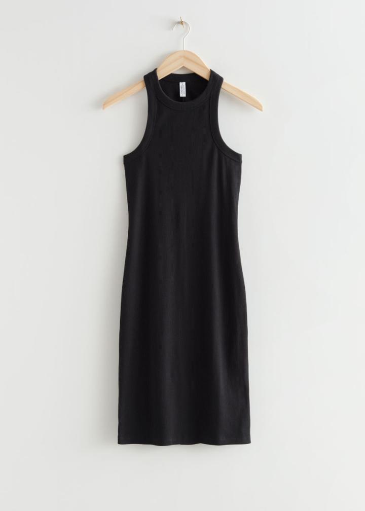 Other Stories Tank Midi Dress - Black