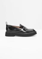 Other Stories Chunky Loafers - Black