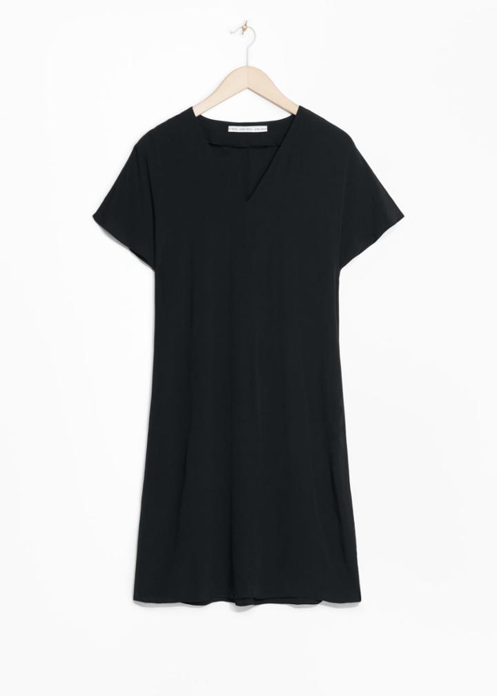Other Stories Relaxed Fit Dress - Black