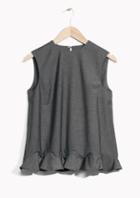Other Stories Tailored Frills Top