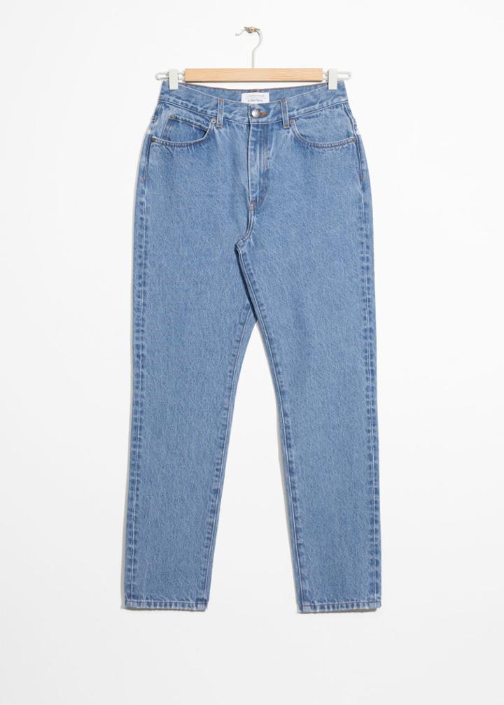 Other Stories Super High Slim Jeans - Blue