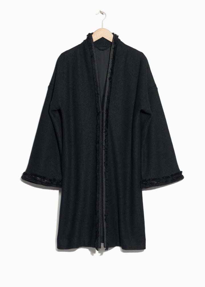 Other Stories Wool Coat - Black