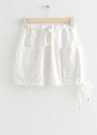 Other Stories Cargo Mini Skirt - White