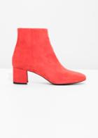 Other Stories Caudry Ankle Boots - Red