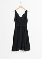 Other Stories V-neck Dress - Black