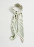 Other Stories Birdie Square Scarf - Green