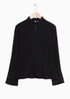 Other Stories Lace Decorated Blouse