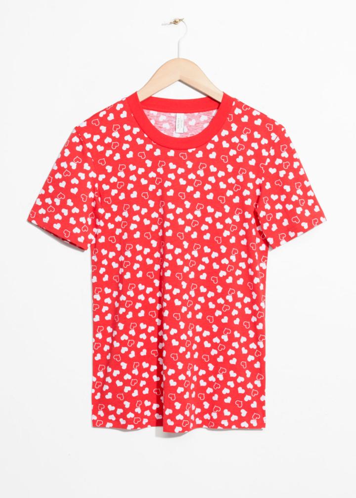 Other Stories Cotton T-shirt - Red