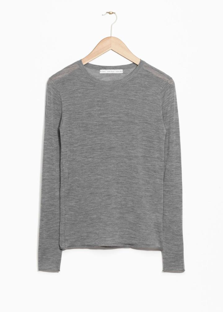 Other Stories Wool Sweater - Grey