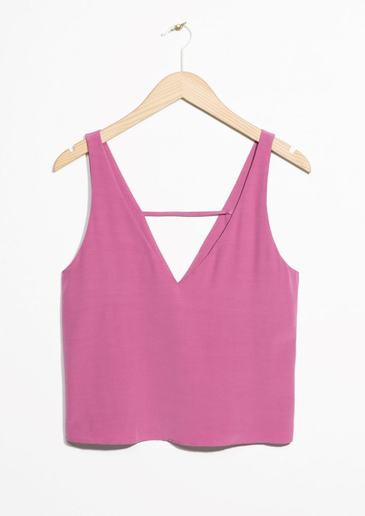 Other Stories V-neck Crop Top