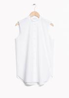 Other Stories Sleeveless Button Down Shirt
