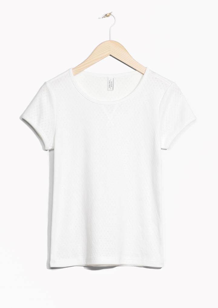 Other Stories Cotton Jersey Tee
