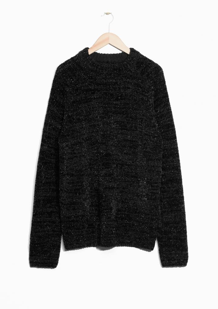 Other Stories Oversized Sparkling Knit